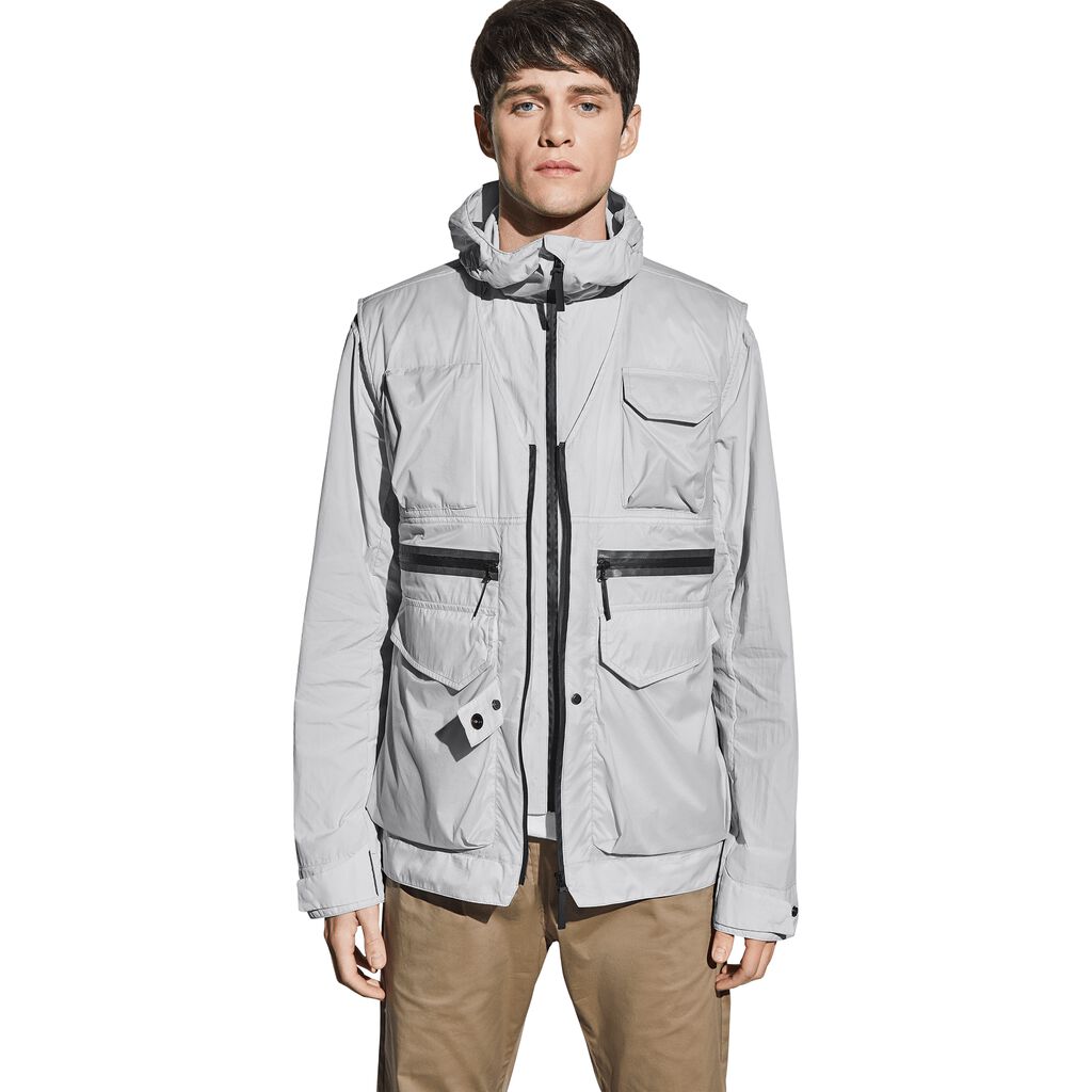 Jack Wolfskin CLIFTON Vestes Homme Gris - PMUYAHE-18